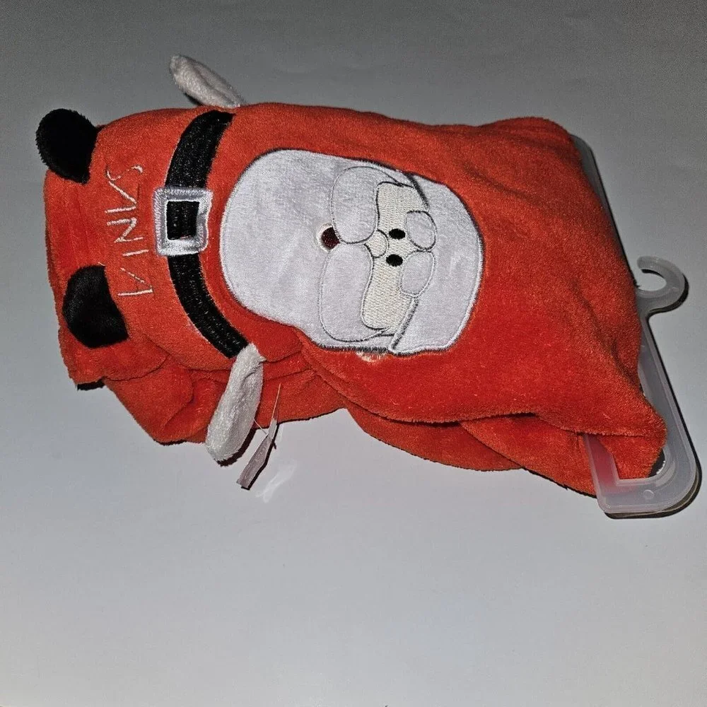 Santa Claus Rudolph the Red Nosed Reindeer Fleece Baby Blanket 30x40 Red NEW